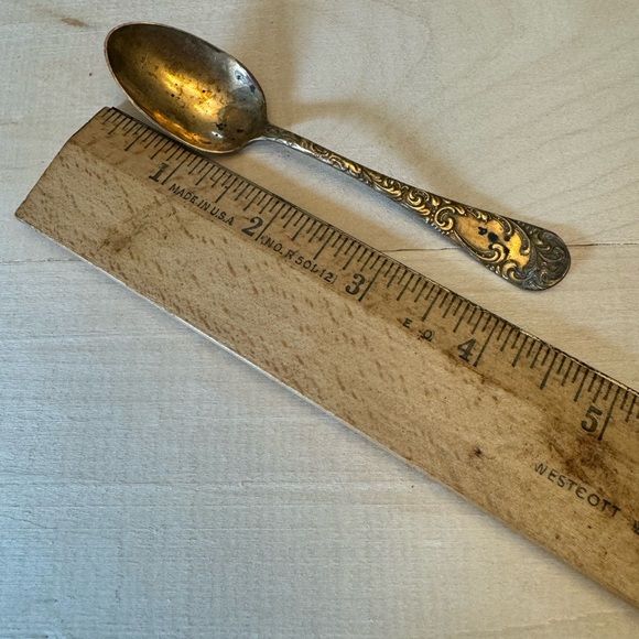 Antique R.G. Co Spoon Tea Coffee Gold Tone - Picture 4 of 5